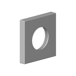 Dornbracht Rosette Ersatzteile 092778011 55 x 55 x 8,5 x D. 28,8 mm Chrom 092778011-00