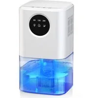 FIMEI Luftentfeuchter Elektrisch 1700ml, mit 7-Farben-Nachtlicht & Zeitschaltuhr, Entfeuchtung 0,35 l/Tag, Tank 1,7 l, Leiser Kleinraumentfeuchter, gegen Schimmel (Schlafzimmer/Badezimmer)