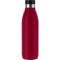 Emsa Isolierflasche Trinkflasche Bludrop, Edelstahl, Quick-Press Deckel, 360° Trinkgenuss, 12h warm/24h kühl