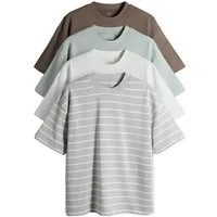 The Set T-Shirt The Set Oversize-T-Shirts, 4er-Pack (4-tlg)
