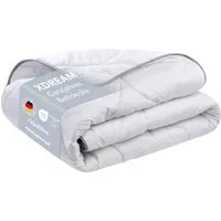 XDREAM Microfaserbettdecke Microfaserbettdecke Silverplus, Ganzjahresdecke 135x200 & 155x220 cm, Füllung: Polyester, Bezug: Microfaser mit Frischeausrüstung, Allergiker Bettdecke - antibakteriell & atmungsaktiv