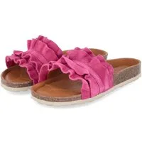 Palado Palado PALA-251-781050-05 Damen Rauleder pink Pantolette