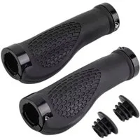 Trizand Fahrradlenkergriff Lenkergriffe Fahrrad (Spar-Set, 2-St., ergonomisch), Rutschfestes Material mit Rillen für bessere Kontrolle