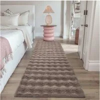 PURECOZY Hochflor-Teppich aus Mikrofaser, weich, rutschfest & maschinenwaschbar, Rechteckig, Höhe: 23 mm, geeignet für verschiedene Innenräume