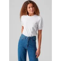 Vero Moda T-Shirt VMKERRY 2/4 O-NECK TOP VMA JRS NOOS mit Rundhalsausschnitt