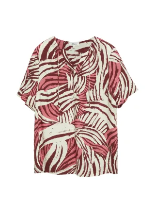 s.Oliver - Bluse pink/mehrfarbig - Gr. - 50