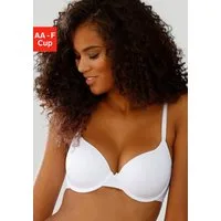 LASCANA Schalen-BH, T-Shirt-BH, Bügel-BH, Ela - perfect basic aus seidiger Microfaser, bequemer BH, große Größen