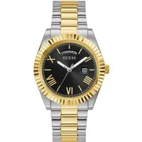 Guess Quarzuhr CONNOISSEUR GW0265G5, Armbanduhr, Herrenuhr, Datum, Wochentag, Edelstahlarmband