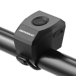 BENGGUO 120dB MTB Electric Bells with Strap Mountain Bike Loud Bell Type‑C Charging Electronic Super Loud Bell E-bike Sc