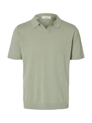 selected men - Polo - Slhmattis grün - Gr. - L