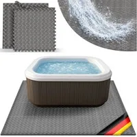 tillvex Pool-Bodenschutzfliese tillvex® Whirlpool Unterlage eckig 200 cm Bodenmatte Pool Untergrund, Matte viereckig Whirlpools Thermo Bodenschutzmatte Pool Untergrund, Whirlpool Unterlage eckig 200 cm Bodenmatte Poolunterlage, Whirlpool Unterlage ec