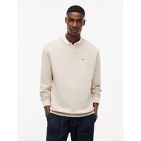 Tommy Jeans Sweatshirt TJM REGULAR FLAG CREW NECK Mit besticktem Markenlogo auf Brusthöhe