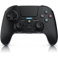 CSL Wireless Gamepad für PS4 & PC, Dual Vibration, Touchpad, Lautsprecher PlayStation 4-Controller (1 St., für Playstation 4 Pro / Slim, Lichtleiste Bluetooth, Headset Anschluss)