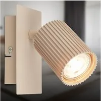 Briloner Leuchten LED Deckenspot Deckenleuchte Wandleuchte schwenkbar GU10 Deckenlampe Wohnzimmer Flur, 1-flammig, ohne Leuchtmittel, Abhängig vom Leuchtmittel, Schwarz, Beige, Coffee-Warmgrey, Wohnzimmer, Flur, Büro