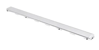 TECEdrainline Glasabdeckung weiss, passend für Duschrinne 900 mm, Edelstahl poliert, gerade, 600991 600991