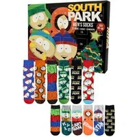 United Labels® Adventskalender South Park Socken Adventskalender mit 12 Paar Socken kurz und lang