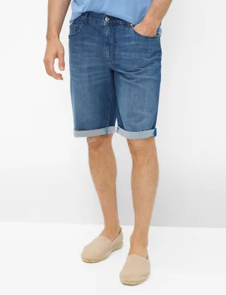Eurex by Brax Herren Bermuda Style BRAD BLUE STONE, denim blau, Gr. 24U