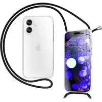 Nalia Smartphone-Hülle Apple iPhone 17 16 cm (6,3 Zoll), Klare Hülle mit Band zum Umhängen / 160cm Handy Kette Verstellbar