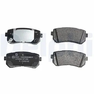 Delphi Bremsbel?ge hinten Hyundai Sonata 7 LF 2,0 Cvvt