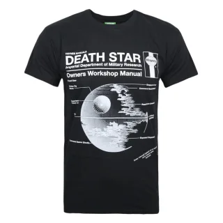 Star Wars - t-shirt à imprimé 'Haynes Manuals Death Star' - Homme (Noir)