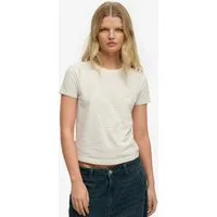 Superdry T-Shirt ESSENTIAL LOGO STR FITTED TEE angenehmes Tragegefühl durch besonders weiche Haptik