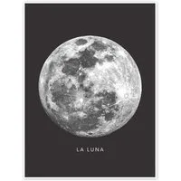Posterlounge Wandbild La Luna - der Mond, Finlay and Noa, erhältlich als Poster, Leinwandbild, Wandsticker oder Acrylglasbild