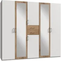 Wimex Kleiderschrank Diver Drehtürenschrank mit Spiegel, 180, 225 o. 270cm breit Bestseller Schlafzimmerschrank wahlweise 3 Innenausstattungen