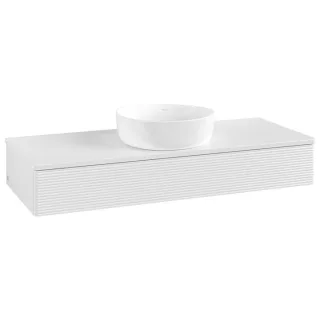 Villeroy & Boch Antao Waschtischunterschrank 1200x190x500mm L10110GF mit Beleuchtung mit Struktur FK/AP: GF/0