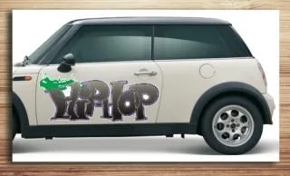 Aufkleber fürs Auto, Autoaufkleber Graffiti Style "Breakdance"