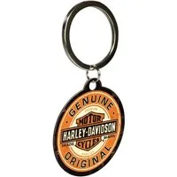 Nostalgic-Art Schlüsselanhänger mit Gravur Schlüsselanhänger - Harley-Davidson – Genuine Original