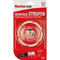 GOW Montagestreifen, 19 Stück, Klebeband weiß, 22mm x 36mm