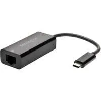 USB Adapter, USB-C Stecker > RJ-45 Buchse schwarz, 10/100/1.000 Mbit/s