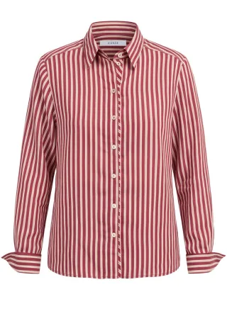 bianca - Gestreifte Bluse rot - Gr. - 36