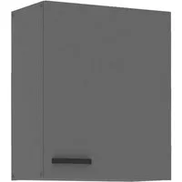 Küchen-Preisbombe Hängeschrank 60 cm Küche NESSA Anthrazit Küchenzeile Küchenblock Einbauküche