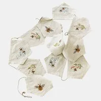 Mirabeau Wimpelkette Wimpelgirlande Fluttery leinen/bunt