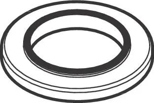 Hansgrohe Vernis Rosette rund chrom 93946000