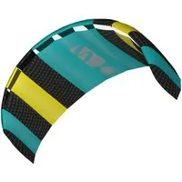HQ Flug-Drache Lenkmatte Symphony Beach III 1.3 Aqua R2F, Allround Lenkdrachen Ready to Fly