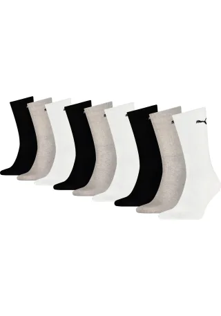 PUMA Socken "PUMA CREW SOCK 9P ECOM" 9 Paar, 9 Paar tlg. Tennissocken, atmungsaktiv, feuchtigkeitsregulierend