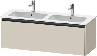 Duravit Ketho.2 Waschtischunterbau wandhängend Taupe Supermatt 1280x480x440 mm - K25066083830000 K25066083830000