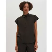 someday Satinbluse Zamin aus Satin mit Crash-Optik Mit leichter Crashoptik und fließender Silhouette