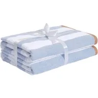 OTTO home Strandtuch Elenna, 100% Baumwolle, flauschig und weich, 500 gr/m², Frottier (2-St), Premium Strandtücher 90x180cm, Streifen, 5 Jahre Garantie