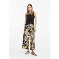 s.Oliver Culotte Hose Strukturierte Culotte mit Falten und Elastikbund
