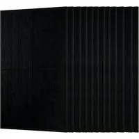 JA SOLAR Solarmodul Solarmodul 500W N-Type Bifazia Glas-Glas, 22.6% Efficiency full black, 500 W, Monokristallin, (12-St., 1/2/4/6/12/24/36 Pcs JA Solar 500W solarmodul), IP68