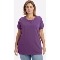 Sieh an! T-Shirt Longshirt Kurzarm