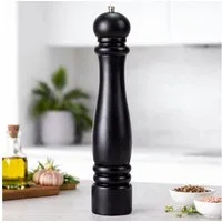 Koopman Gewürzmühle Keramikmahlwerk Schwarz 42cm, (1 Stück), Holz, Mahlwerk, Keramik, 42x7cm, Robust