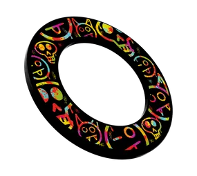 McDart Graffiti Emojis Dartboard Surround
