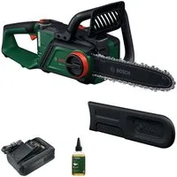 Bosch Home & Garden Akku-Kettensäge PKE18V-30-28 KIT, 30 cm Schwertlänge, inkl. Akku und Ladegerät, für schnelles und einfaches Schneiden von großen Ästen und Stämmen