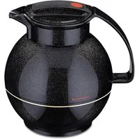 ROTPUNKT Isolierkanne 1,0 Liter I Glaseinsatz I hochwertig I Kugelkanne I große Öffnung, 1 l, (360) Kaffeekanne I Teekanne), Glaskolben aus doppelwandigem Rosalin-Glas