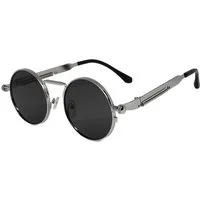 salazar.plus Sonnenbrille Rund Cyberpunk Unisex 4 Farben Damen Herren Brille Retro Runde Cyberpunk Sonnenbrille UV400 Cat.3 – leicht, unisex, 4 Farben