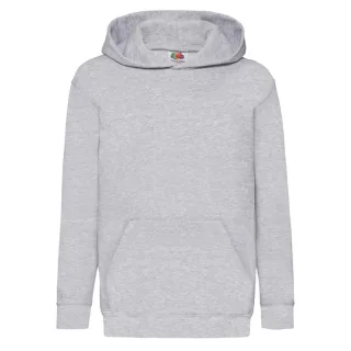 Fruit of the Loom - "Classic" Kapuzenpullover für Kinder (Grau meliert)